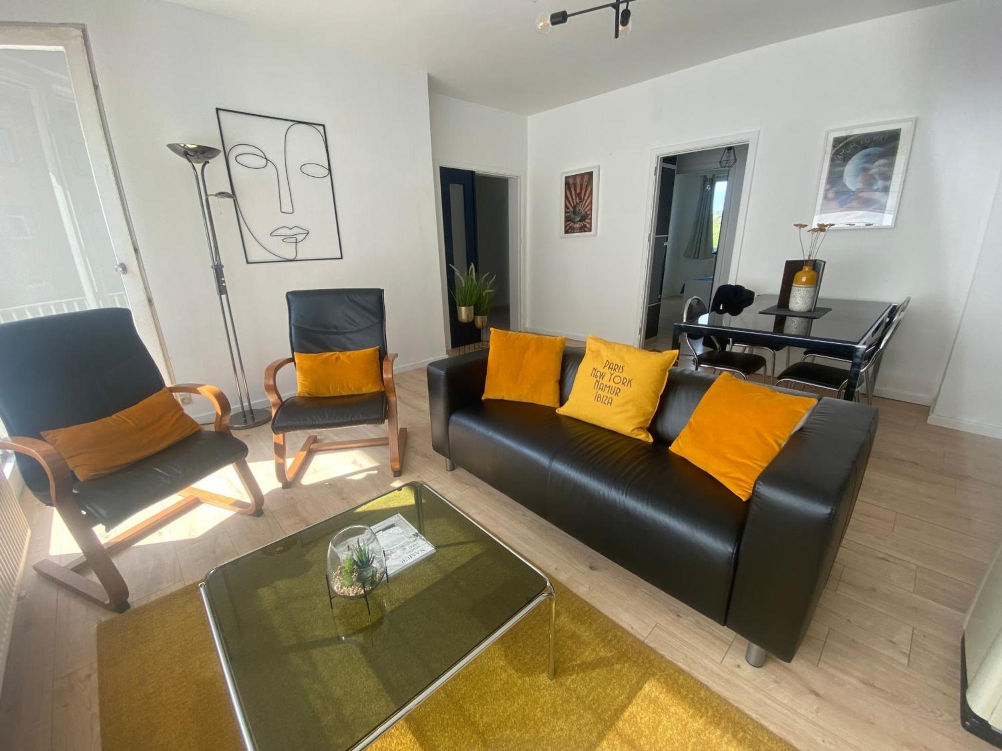 Appartement lumineux, idéalement situé - Enfants bienvenus Namur Exterior foto